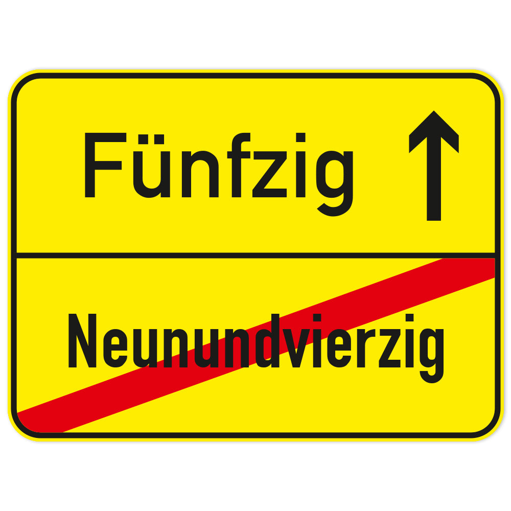 "Geburtstags-Ortstafel"