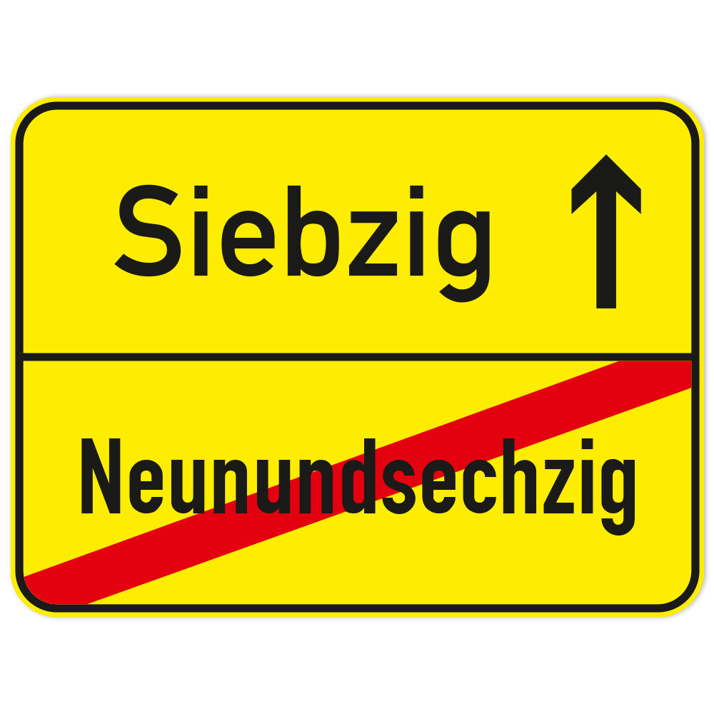 "Geburtstags-Ortstafel"