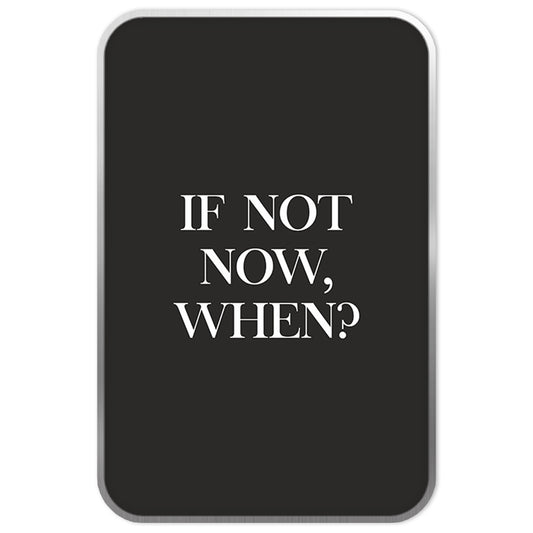 "When?" black