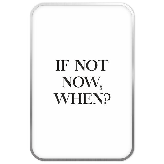 "When?" white